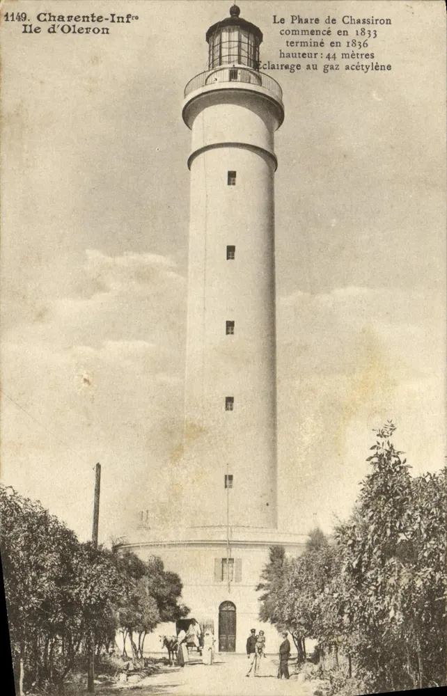 Farol de Chassiron — Ilha de Oléron — editor Charente-Infre, n° 1149 - Frente
