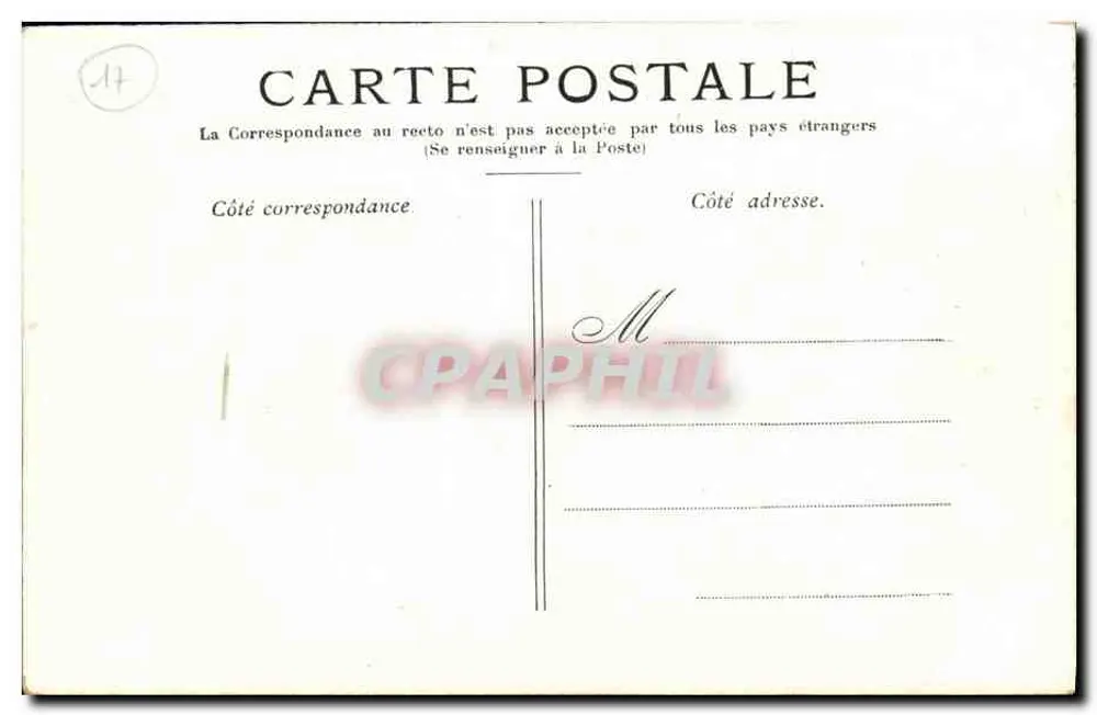 Royan — Boulevard St-Georges em direção a Vallieres — Edição das Novas Galerias - Verso