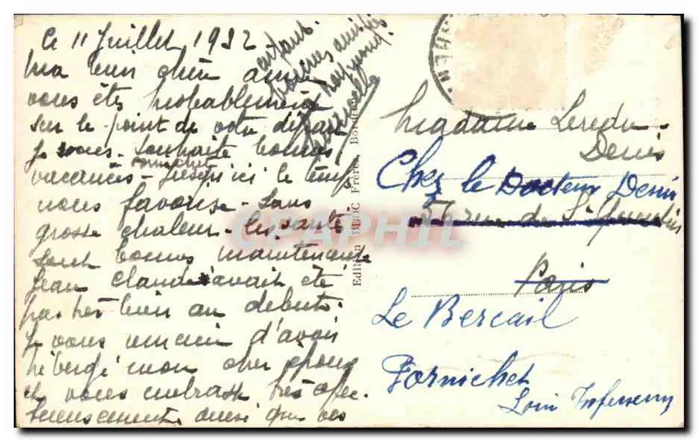 Royan - O Porto — Tito - Verso