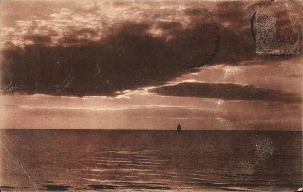 Ilha de Oléron — O Mar em Boyardville — Edição artística R. Bergevin - Frente