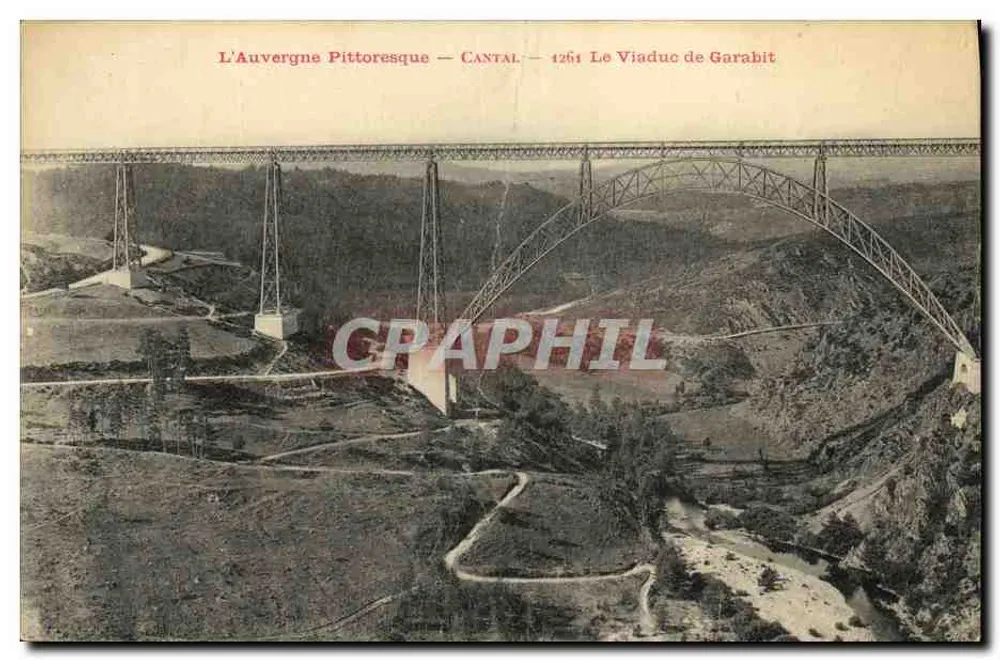 Le Viaduc de Garabit — Cantal — éditeur P. et A. Malroux - Frente