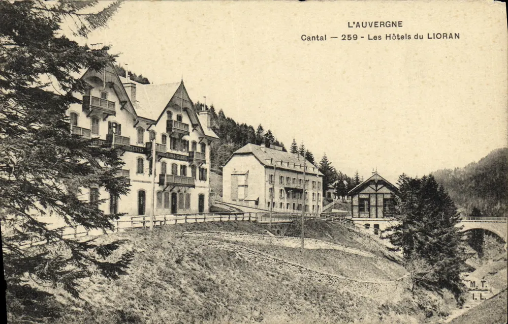 Os Hotéis do Lioran — Cantal — 259 — L'Auvergne - Frente