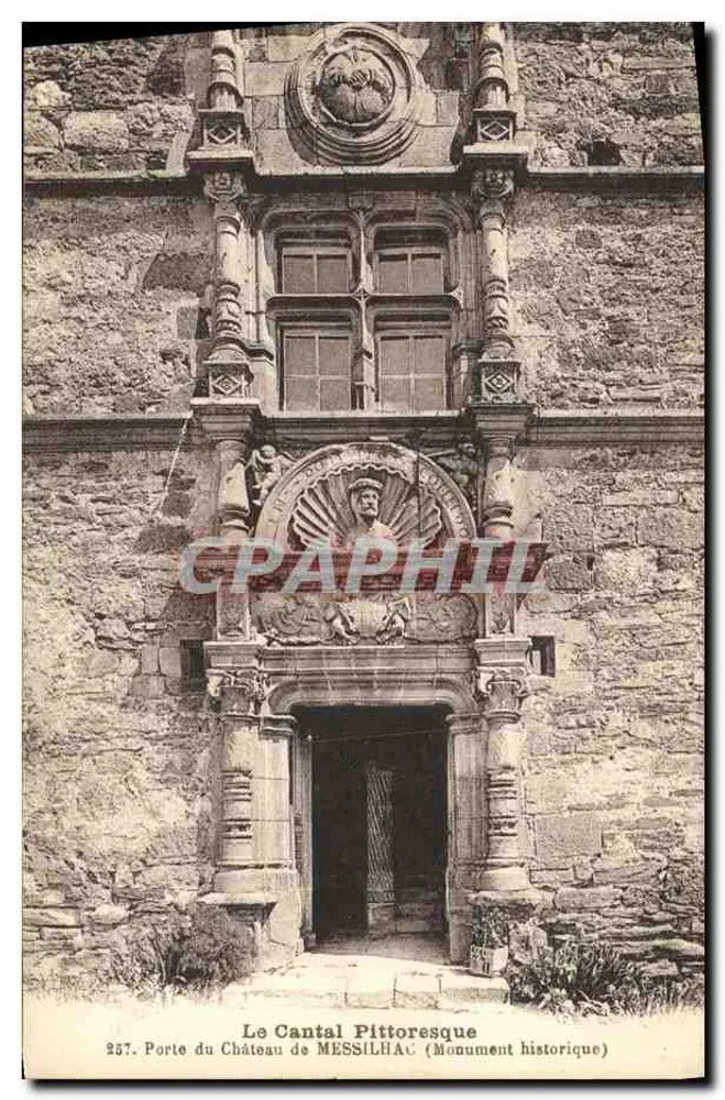 Tor des Schlosses MESSILHAC — Historisches Monument — Ausgabe B. LADONNILLAC, n° 237 - Vorderseite