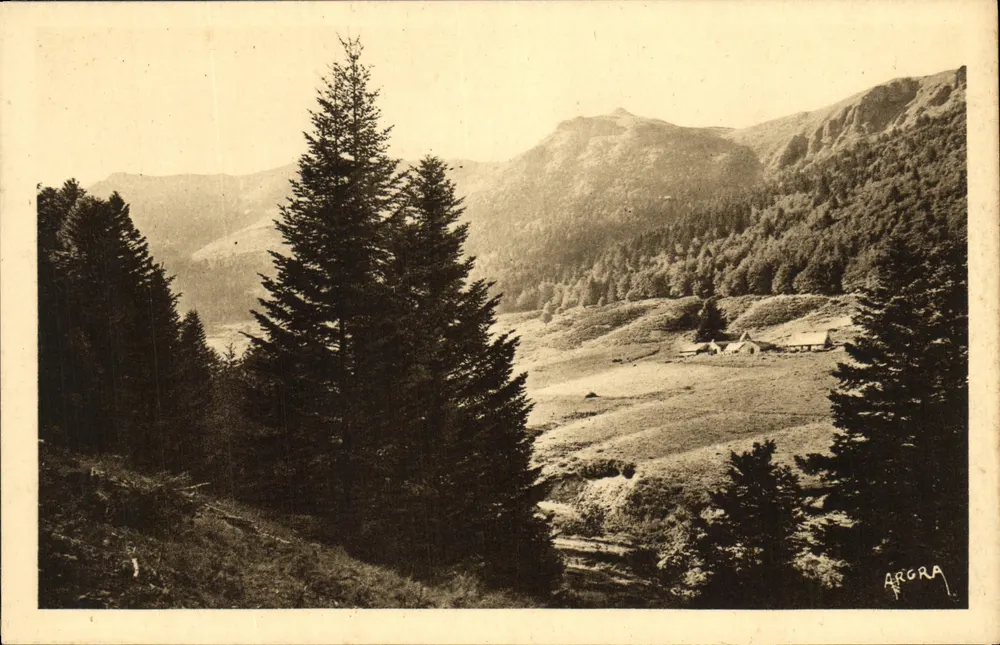 Le Lioran (Cantal) — O Circo d'Alagnon — ARGRA - Frente