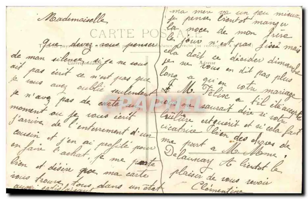 Der Plomb du Cantal (1858 m) aus der Bélinay-Tal-Sicht — Serie 855 — Verlag Le Cantal Pittoresque - Rückseite