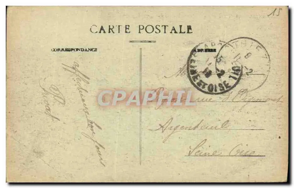 Le Cantal - 48. Thiézac - Einige Felsen des Chaos von Castel Tinet — Verlag: Roux de Mignoult, Puy-en-Velay - Rückseite