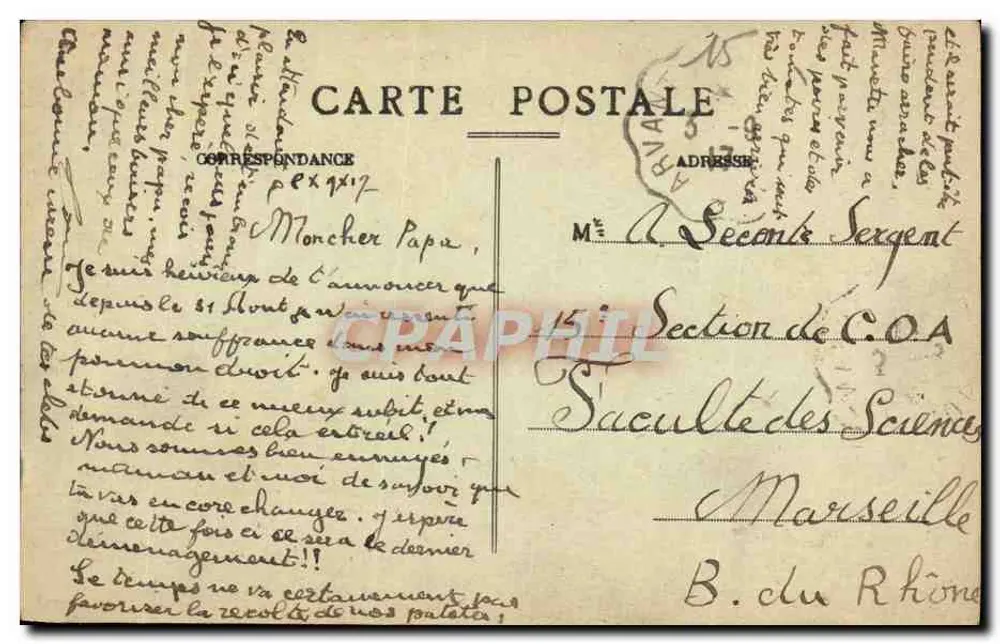 Cantal - 1302. Brèche de Roland - O Col — Gernand Malbrous, editor. Au Thirat - Verso