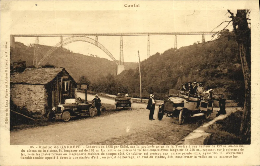 Viaduto de Garabit — Cantal — Edições de Luxo Pierre e Adrien Malroux, n°95 - Frente