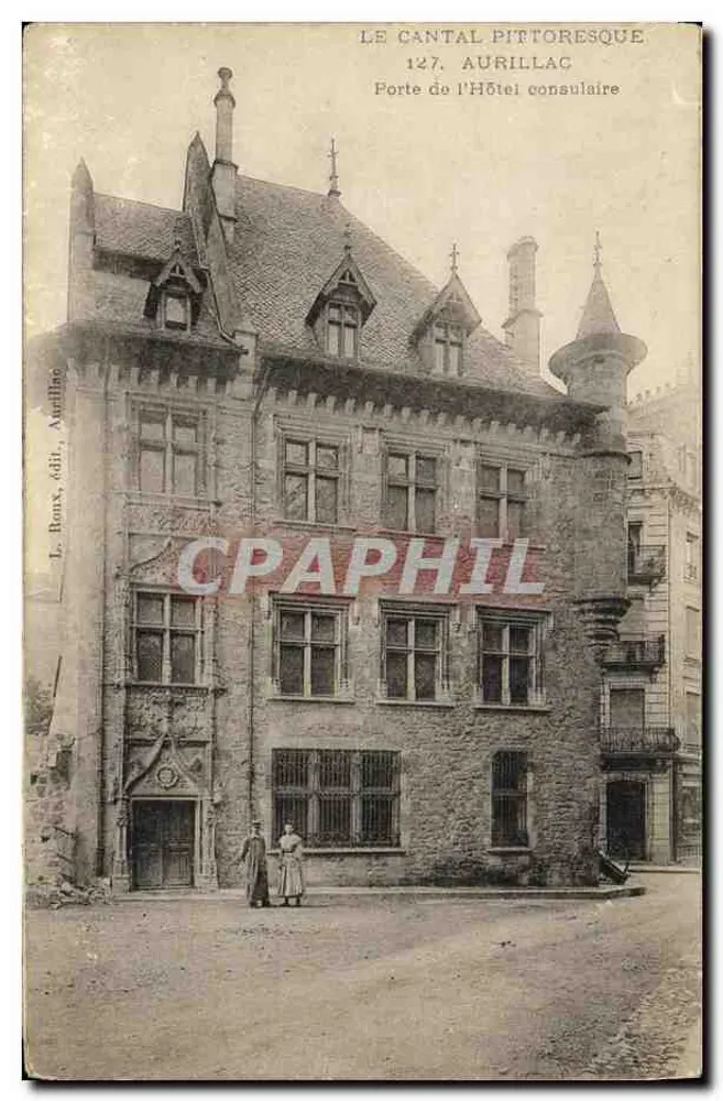 Aurillac — Festung des Konsularhotels — L. Ronx, Verleger, Aurillac - Vorderseite