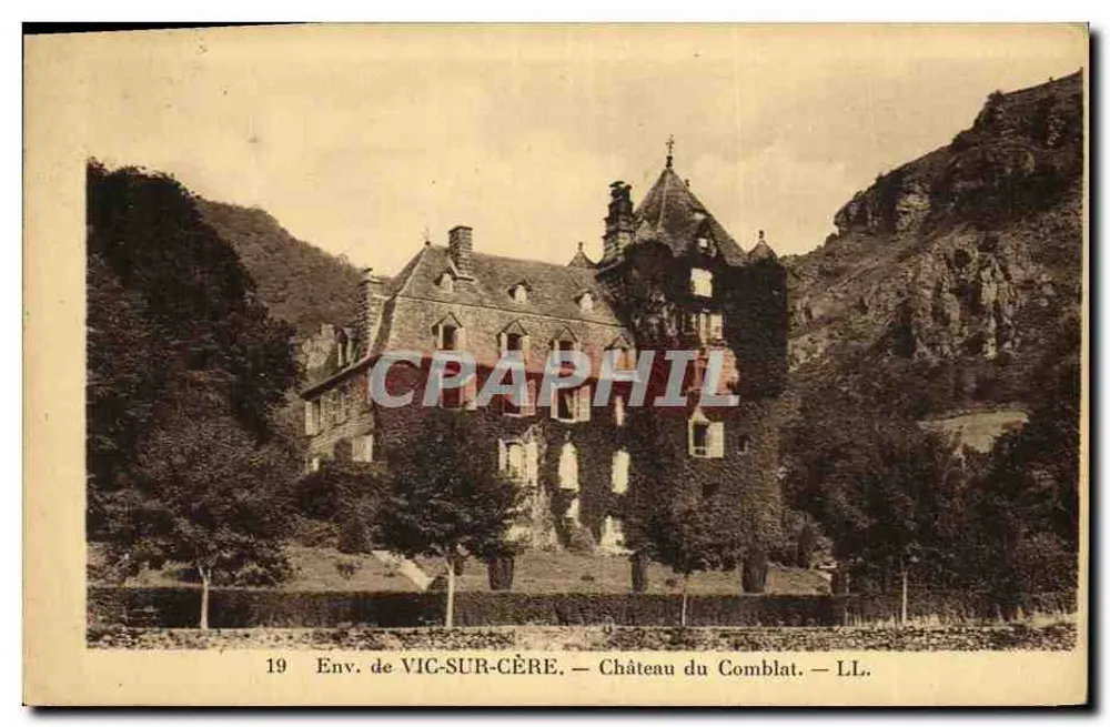 Okolice VIC-SUR-CÈRE — Zamek Comblat — LL. — n°19 - Awers