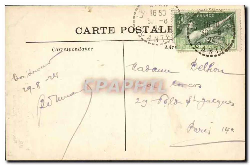 Rocher de Maisononne — Vic-sur-Cère (Cantal) — Pierre e Adrien Malroux, Editores Aurillac - Verso