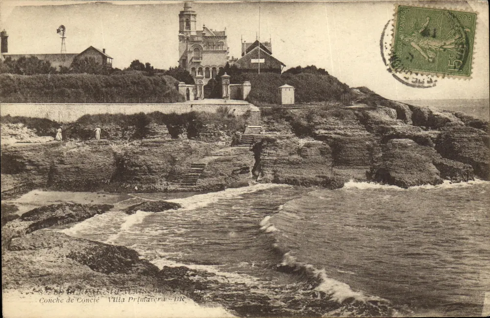 Conche de Concîé — Villa Prima Vera — Bloc Frères, Bordeaux - Frente