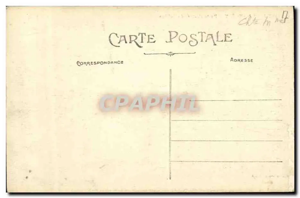 Saint-Jean-d'Angély — Eingang zum College — Collection A, Rogé - Rückseite