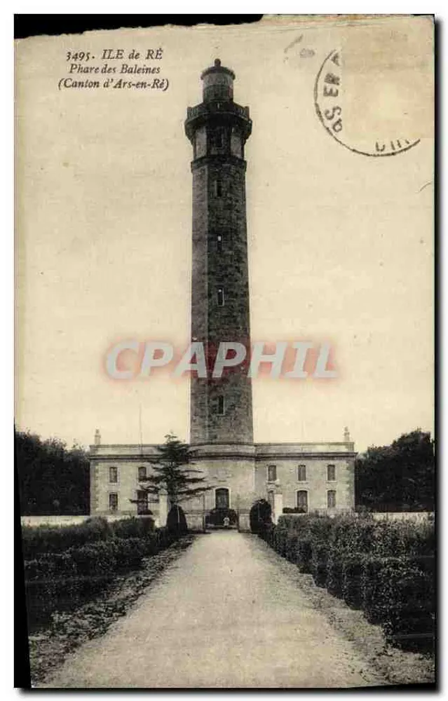 Phare des Baleines — Ile de Ré — éditeur Lorgnyr, n°3495 - Recto