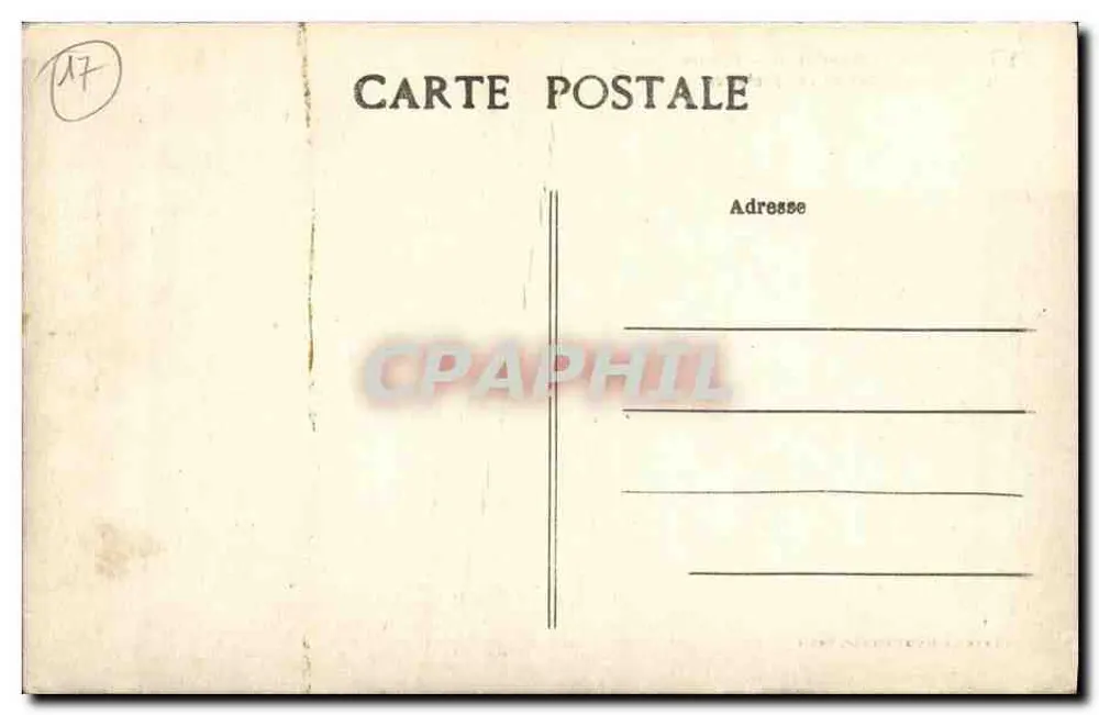 Meschers-les-Bains — Klippen — Restaurant des Fontaines — VIDEAU — Le Guaistrennec, Saujon - Rückseite