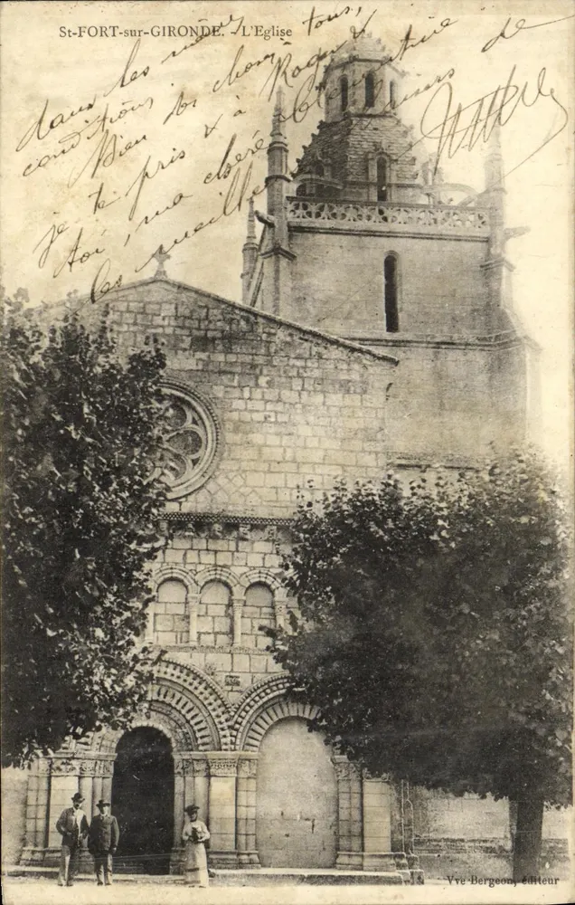St-FORT-sur-GIRONDE — L'Église Notre-Dame de la Nativité — Vve Bergeon, éditeur - Vorderseite