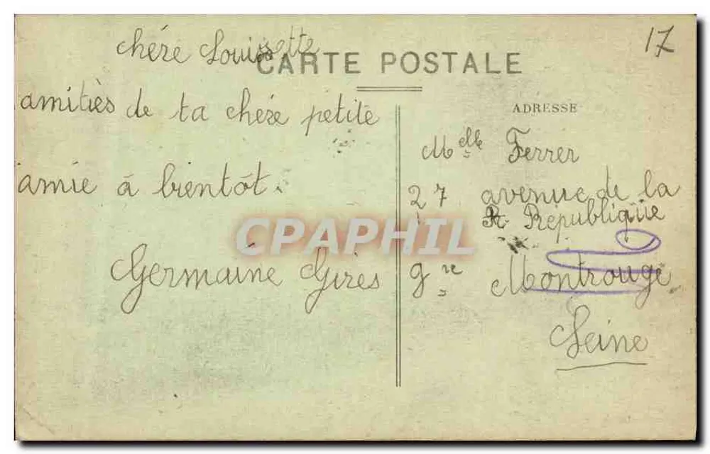 Royan (Costa de Prata) (Castelo de Infre) — A Grande Concha e o Boule — Dufourdo-Berry - Verso