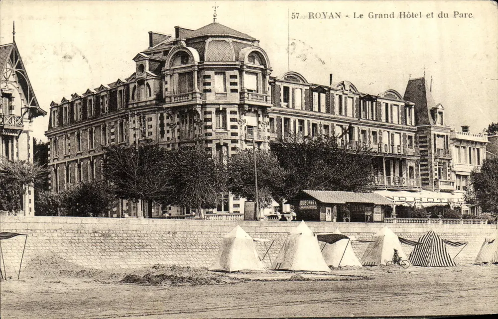 Royan - Le Grand Hôtel et du Parc — Édition Dubonne, n°57 - Vorderseite