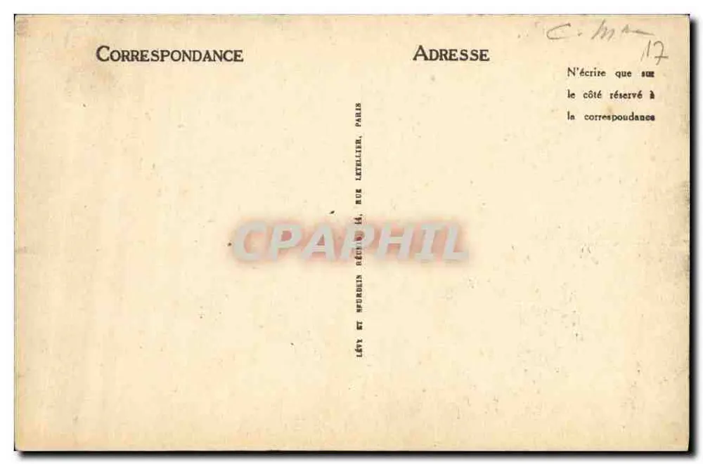 La Rochelle — Através dos Pinheiros — LL 128 - Verso