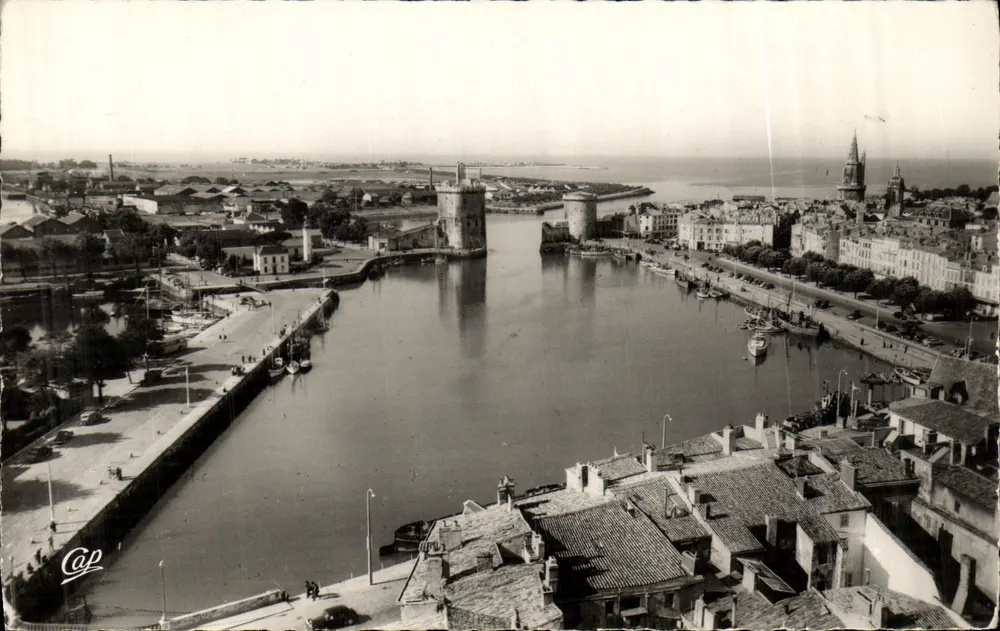 La Rochelle — Algemene uitzicht op het Haven — C.A.P., Parijs - Voorkant
