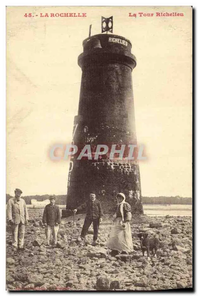 La Rochelle — Torre Richelieu — Editor não identificado, n° 45 - Frente