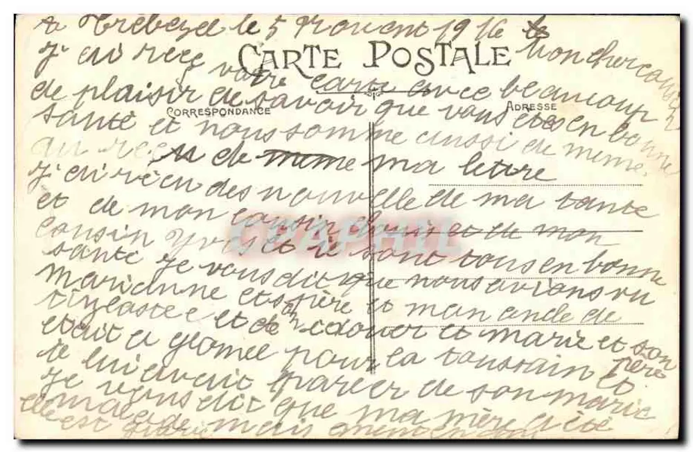 La Rochelle — Vista geral — L. C. — n° 1028 - Verso