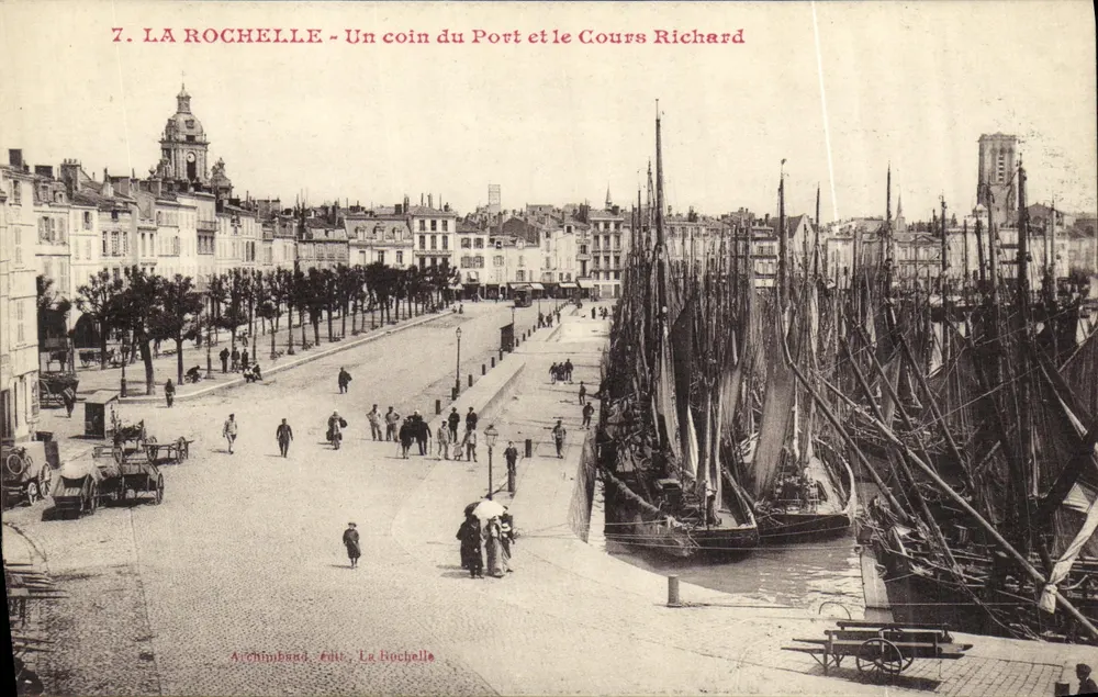 La Rochelle - Ein Stück vom Hafen und der Cours Richard — Archimband, Verlag, La Rochelle - Vorderseite
