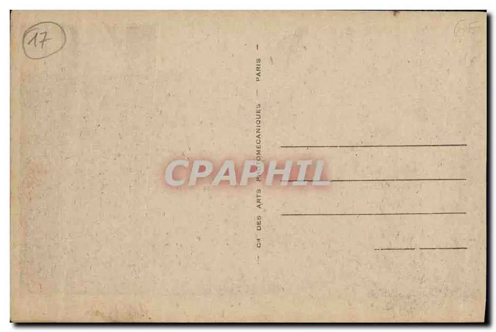 Saintes — A rua Alsace-Lorraine — CPAH — n°127 - Verso