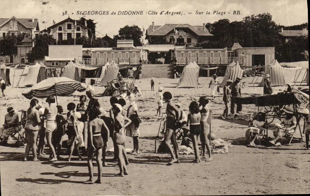 St-Georges-de-Didonne (Côte d'Argent) — Auf der Strand — BR. - Vorderseite