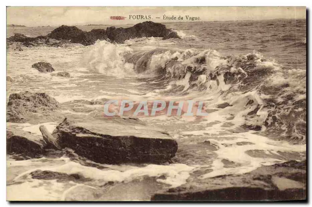 Fouras — Estudo de Onda — Editor desconhecido, n° 1040 - Frente