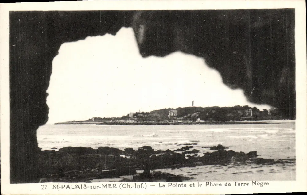 St-PALAlS-sur-MER (Ch.-Inf.) — Die Spitze und der Leuchtturm von Terre Nègre - Vorderseite