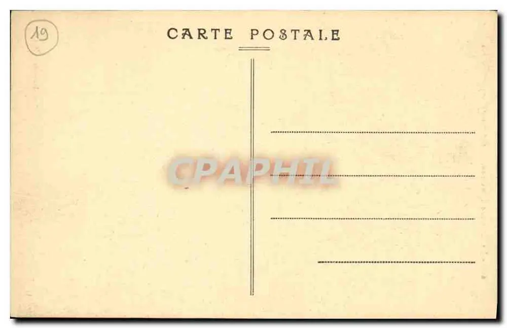 Gorges da Dordogne — Saut de Juillac, perto de LIGINIAC — La Corrèze Illustrée, n° 02 - Verso