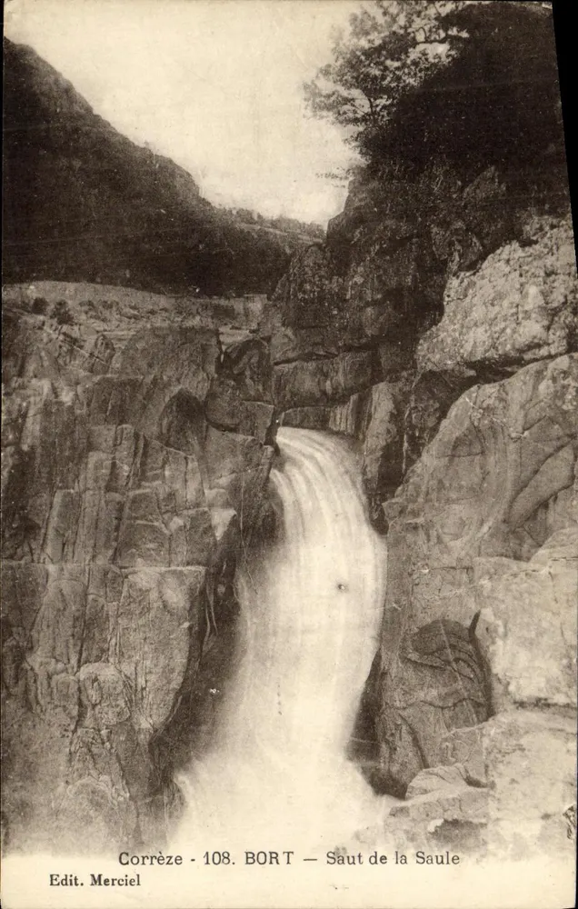 Bort - Salto da Saule — Corrèze - 108. Edit. Merciel - Frente