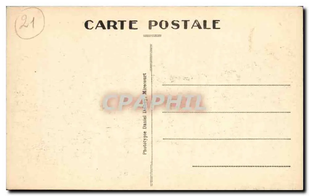 Dijon — Allgemeiner Blick von der Türme der Herzöge — D.D. - Rückseite