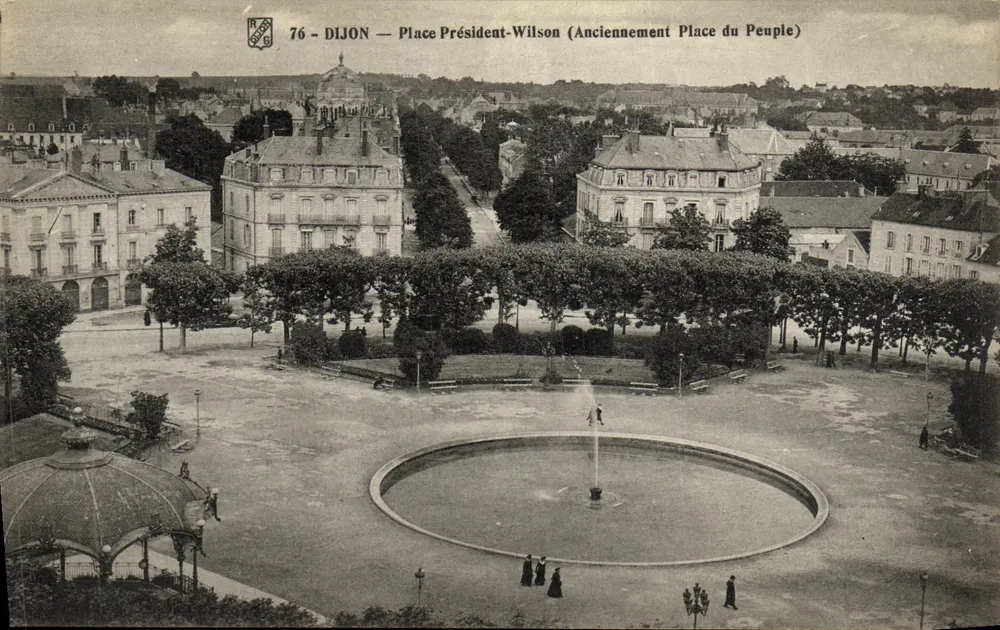 Dijon — Place Président-Wilson (früher Place du Peuple) — R. S. G. Nr. 76 - Vorderseite