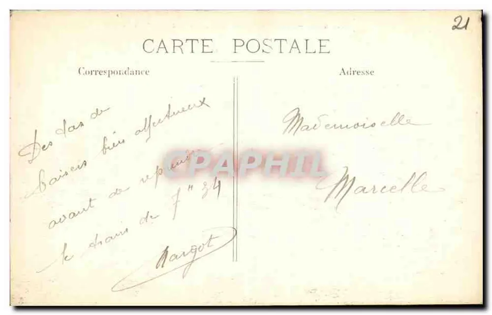 Dijon — Place Président-Wilson (früher Place du Peuple) — R. S. G. Nr. 76 - Rückseite