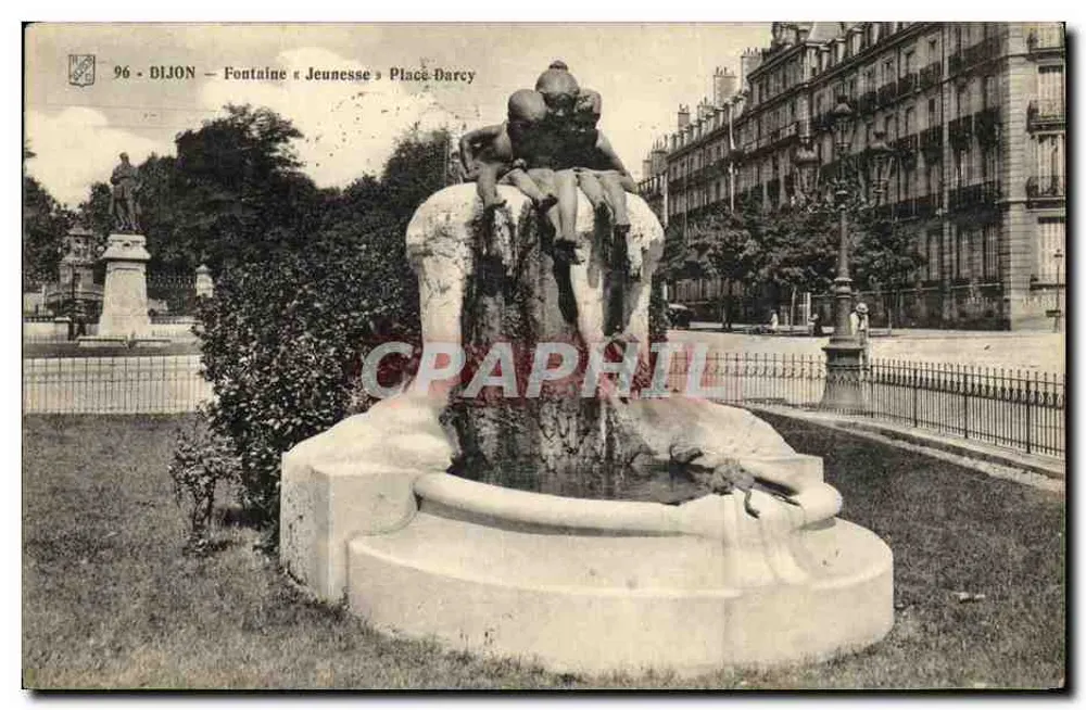 Dijon — Fontaine « Jeunesse » Place Darcy — Éditeur anonyme, n° 96 - Recto