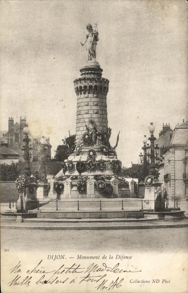 Dijon — Monument da Defesa — Collections ND Phot, n°20 - Frente