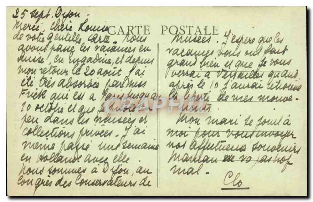 Dijon — Echauguette, rue Varerie — Pellerin-Millot, éditeur - Verso