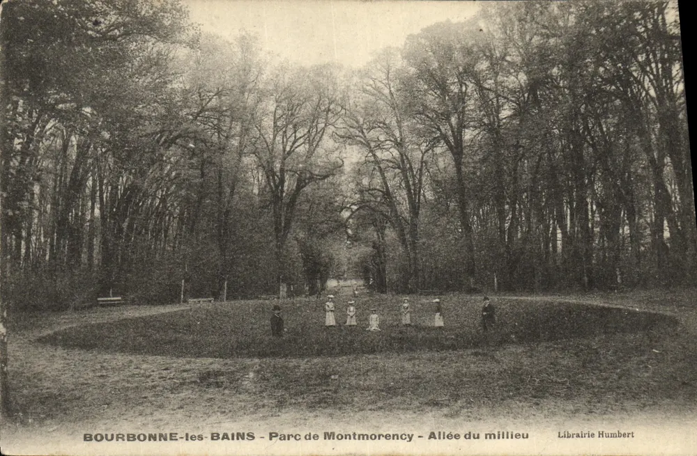 Bourbonne-les-Bains - Park von Montmorency - Mittlerer Weg — Librairie Humbert - Vorderseite