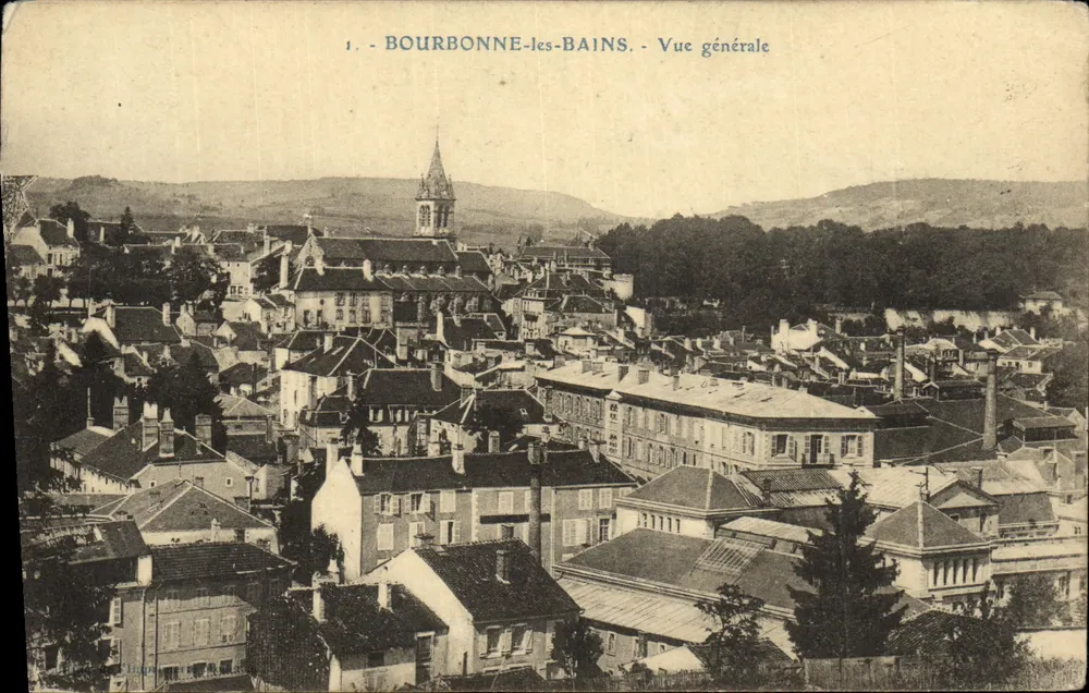 Bourbonne-les-Bains — Vista geral — Editor desconhecido, n° 1 - Frente