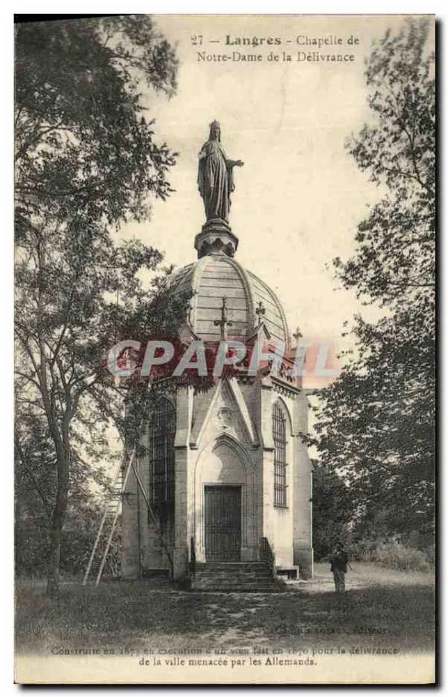 Langres - Kapelle Notre-Dame de la Délivrance — Verlag 'Éditeur de Langres' n°27 - Vorderseite
