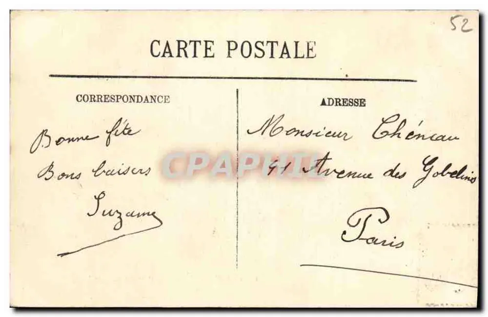 Chaumont — A Prefeitura — LL. — Editor LL. - Verso