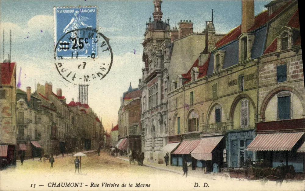 Chaumont — Rue Victoire de la Marne — D.D. - Frente