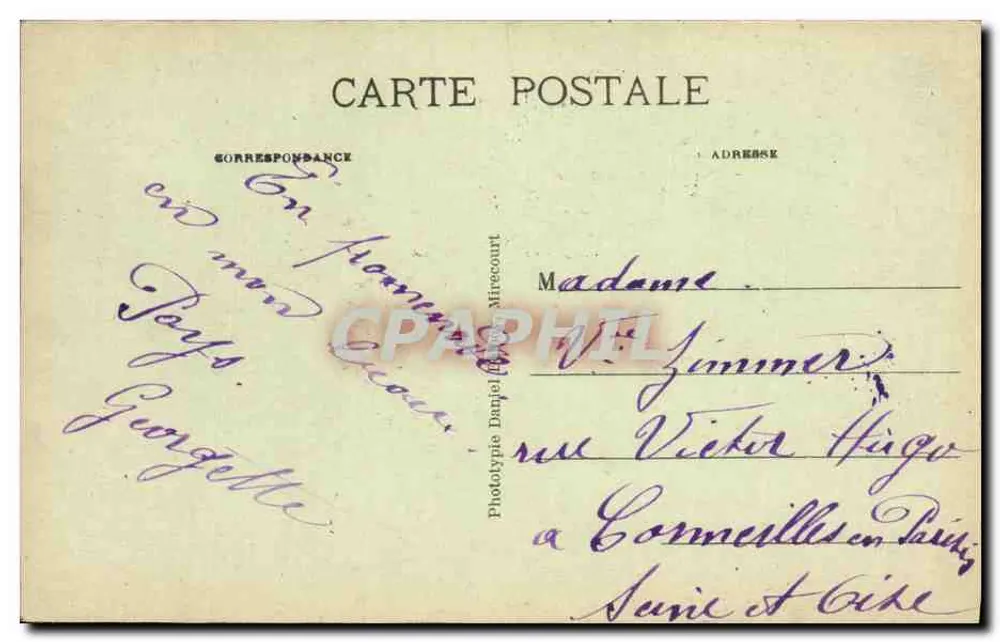 Chaumont — Rue Victoire de la Marne — D.D. - Verso