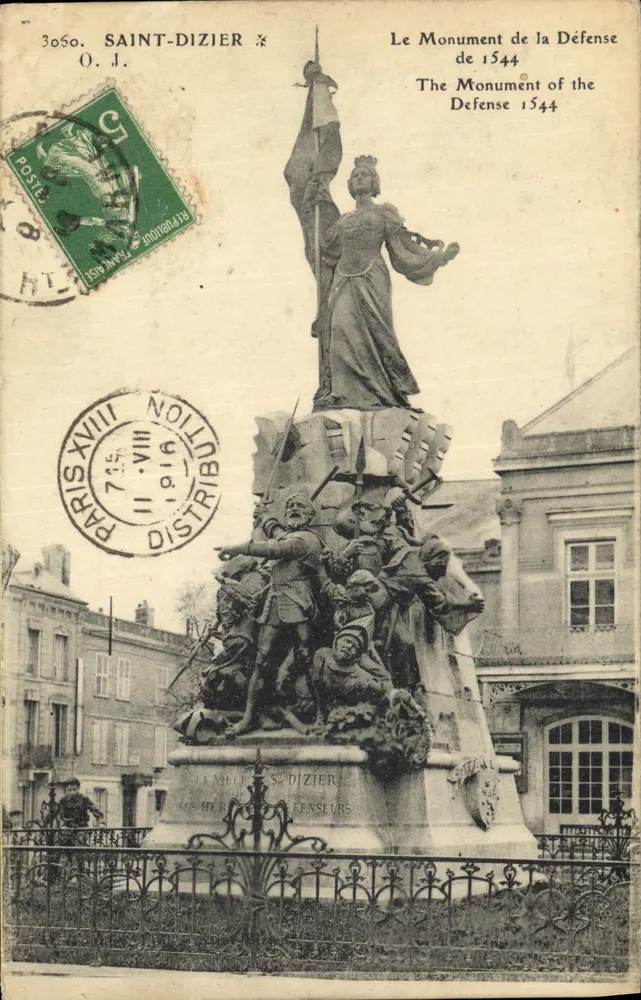 Saint-Dizier — Denkmal für die Verteidigung von 1544 — O.J. - Vorderseite