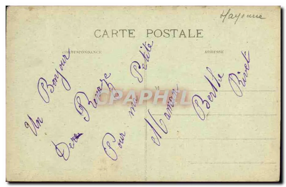 Renazé (Mayenne) — As Telhas — J. Sorel, editor, Rennes - Verso