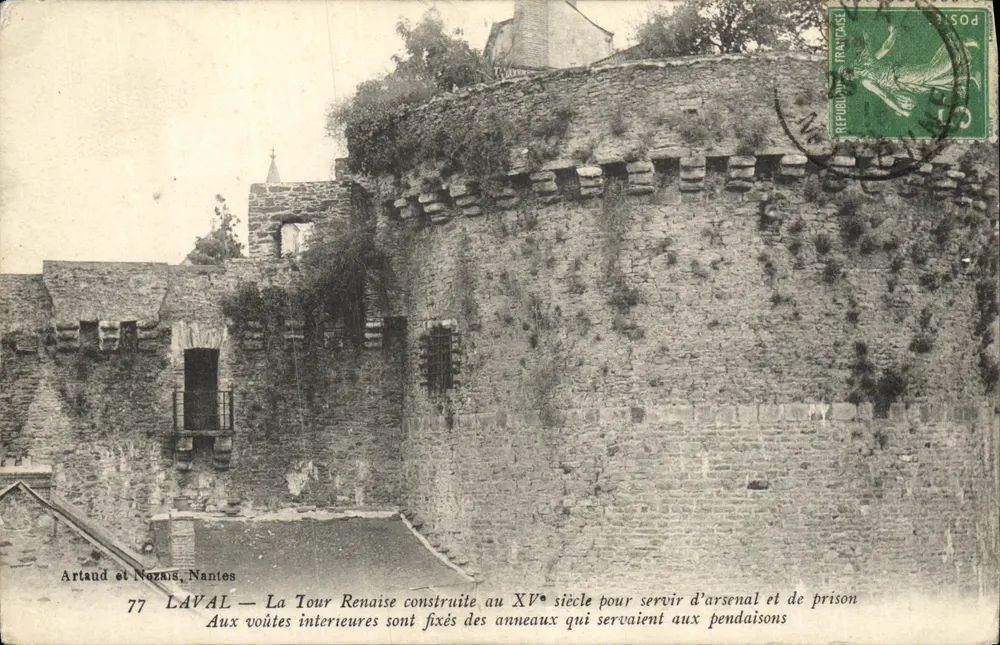 Laval — La Tour Renaissance — Artaud et Nozais, Nantes, n°77 - Vorderseite