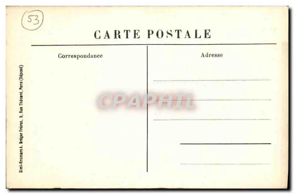 Laval - Les Quais et l'Hôpital – Lib. A. Journais, Verlag - Rückseite