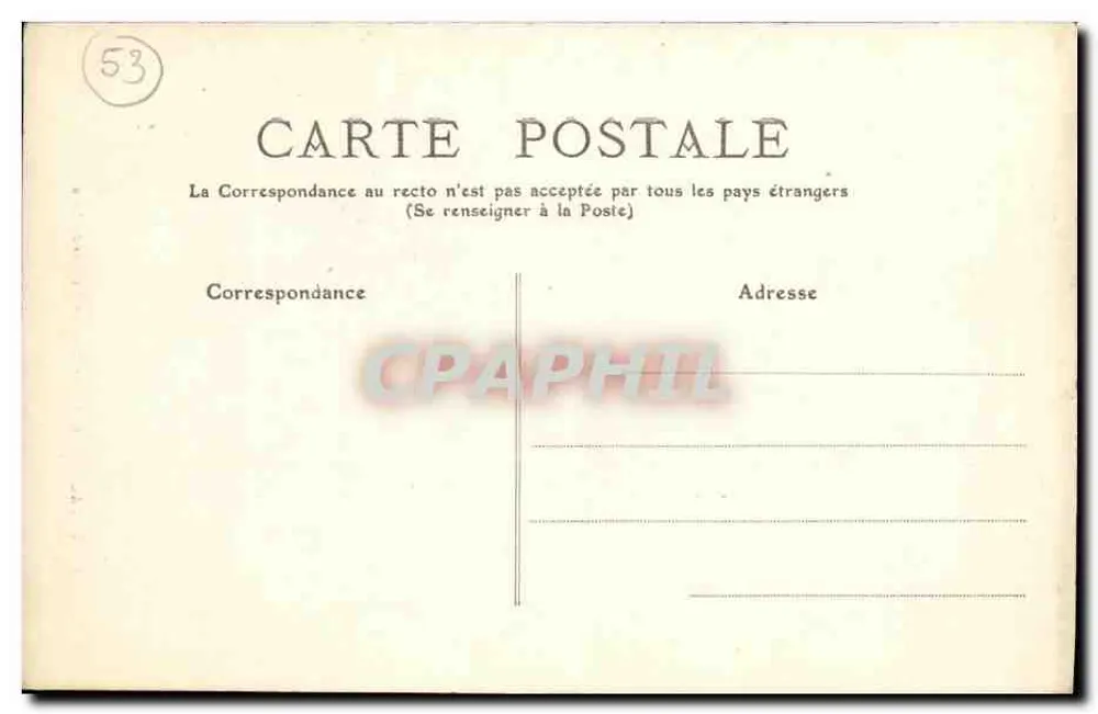 Laval - Kirche Notre-Dame-des-Cordeliers — Verlag M. P. T. L. Nr. 27 - Rückseite
